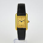 CARTIER MUST TANK SV925 WATCH WITH BOX