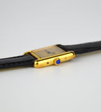 CARTIER MUST TANK SV925 WATCH WITH BOX