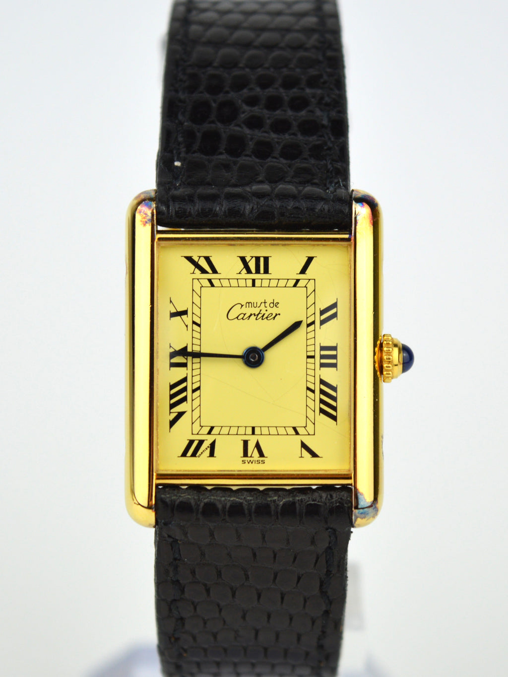 CARTIER MUST TANK LM 59000 WITH WATCH