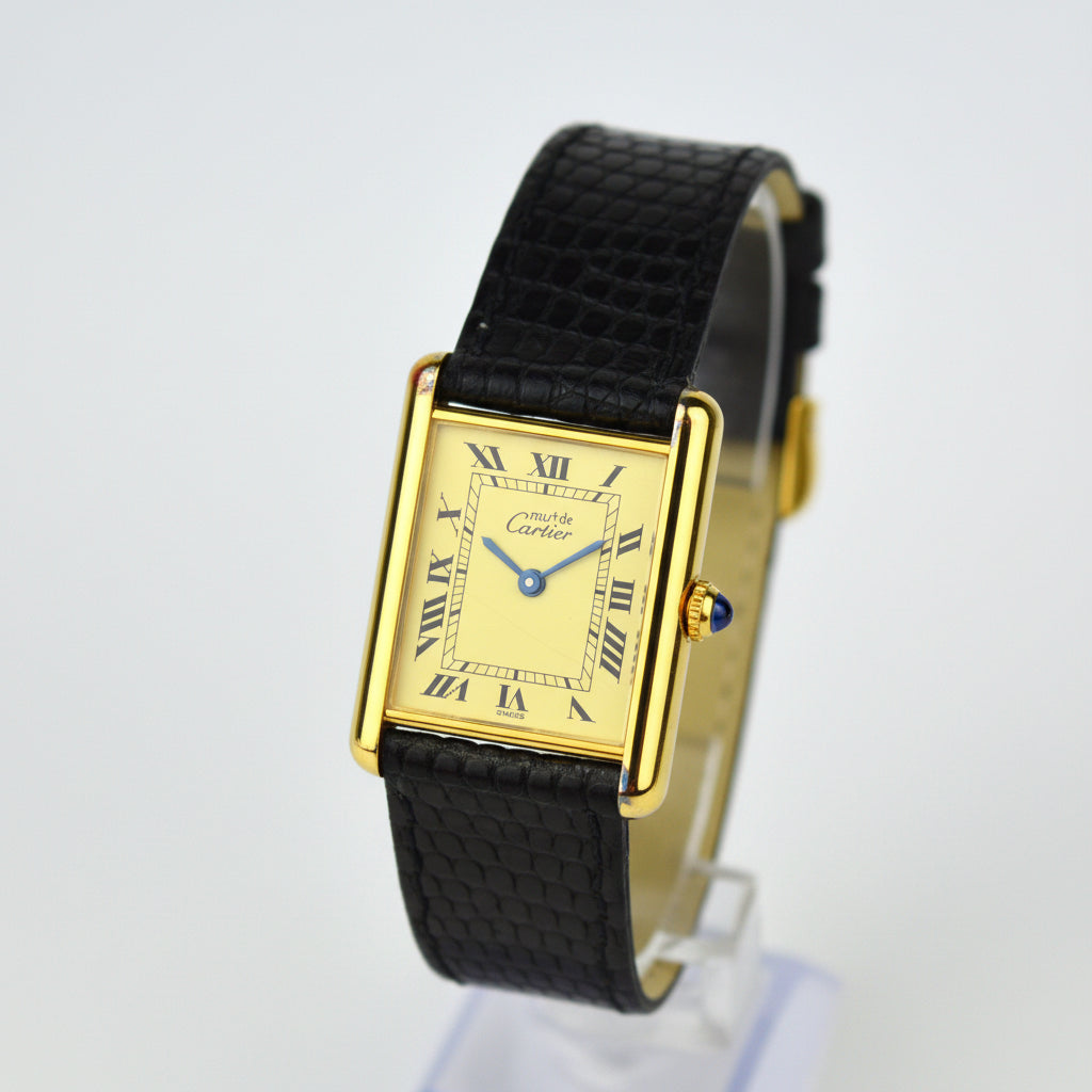 CARTIER MUST TANK LM 59000 WITH WATCH