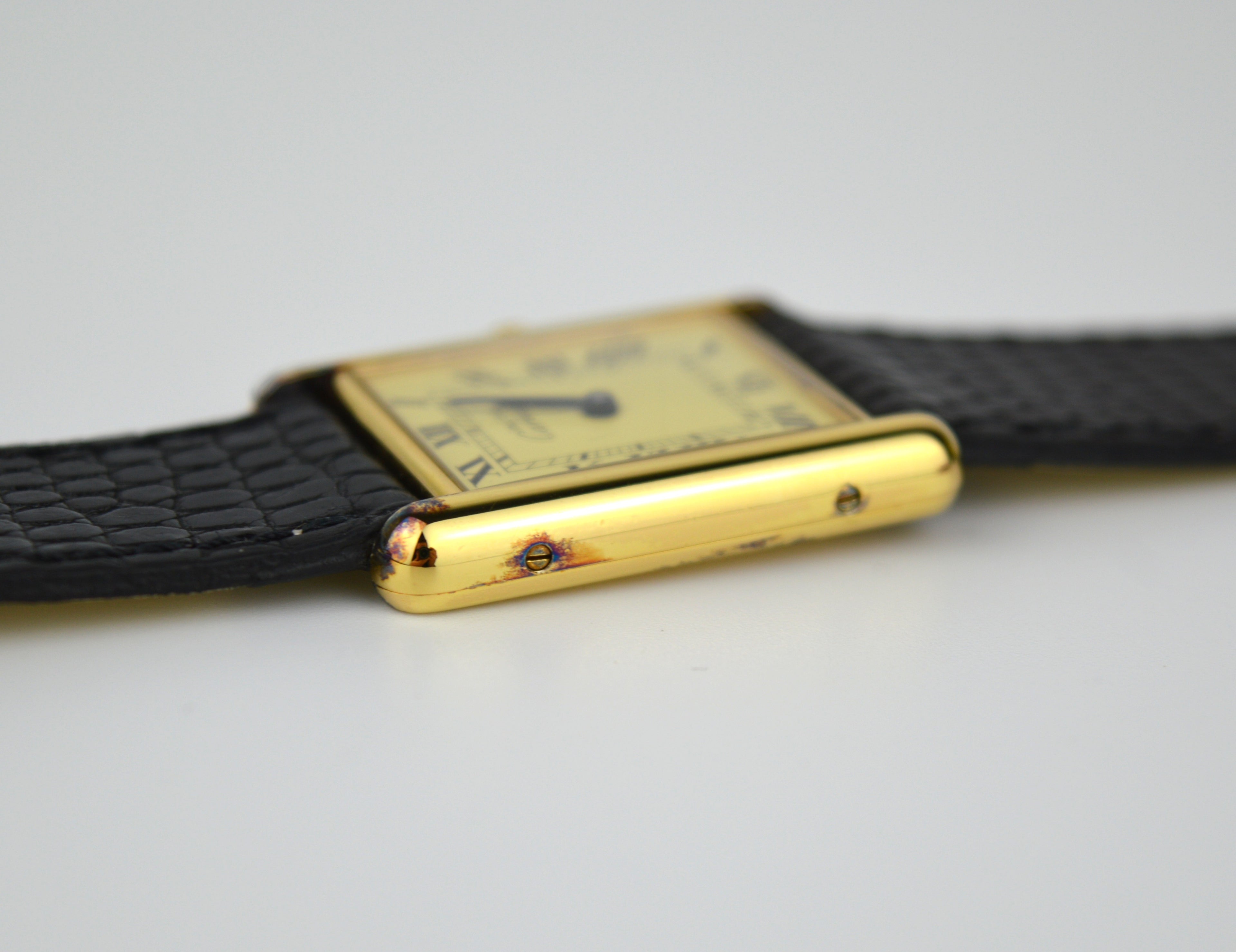 CARTIER MUST TANK LM 59000 WITH WATCH