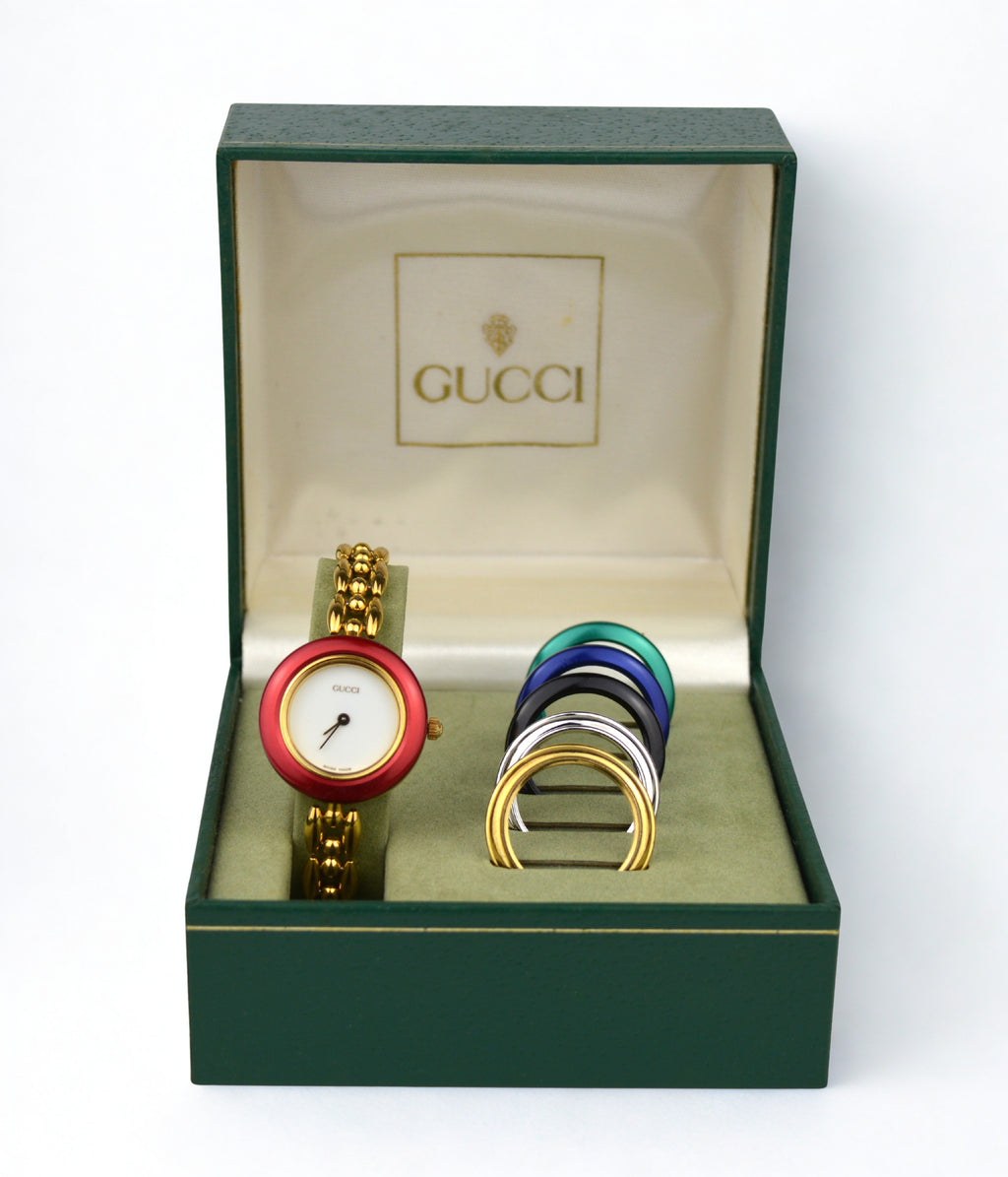 Gucci Change Bezel Watch Full Set