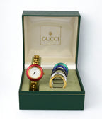 Gucci Change Bezel Watch Full Set