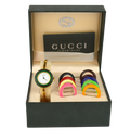 Gucci Change Bezel Watch 10 Bezels and Documents Included