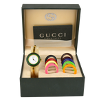 Gucci Change Bezel Watch 10 Bezels and Documents Included