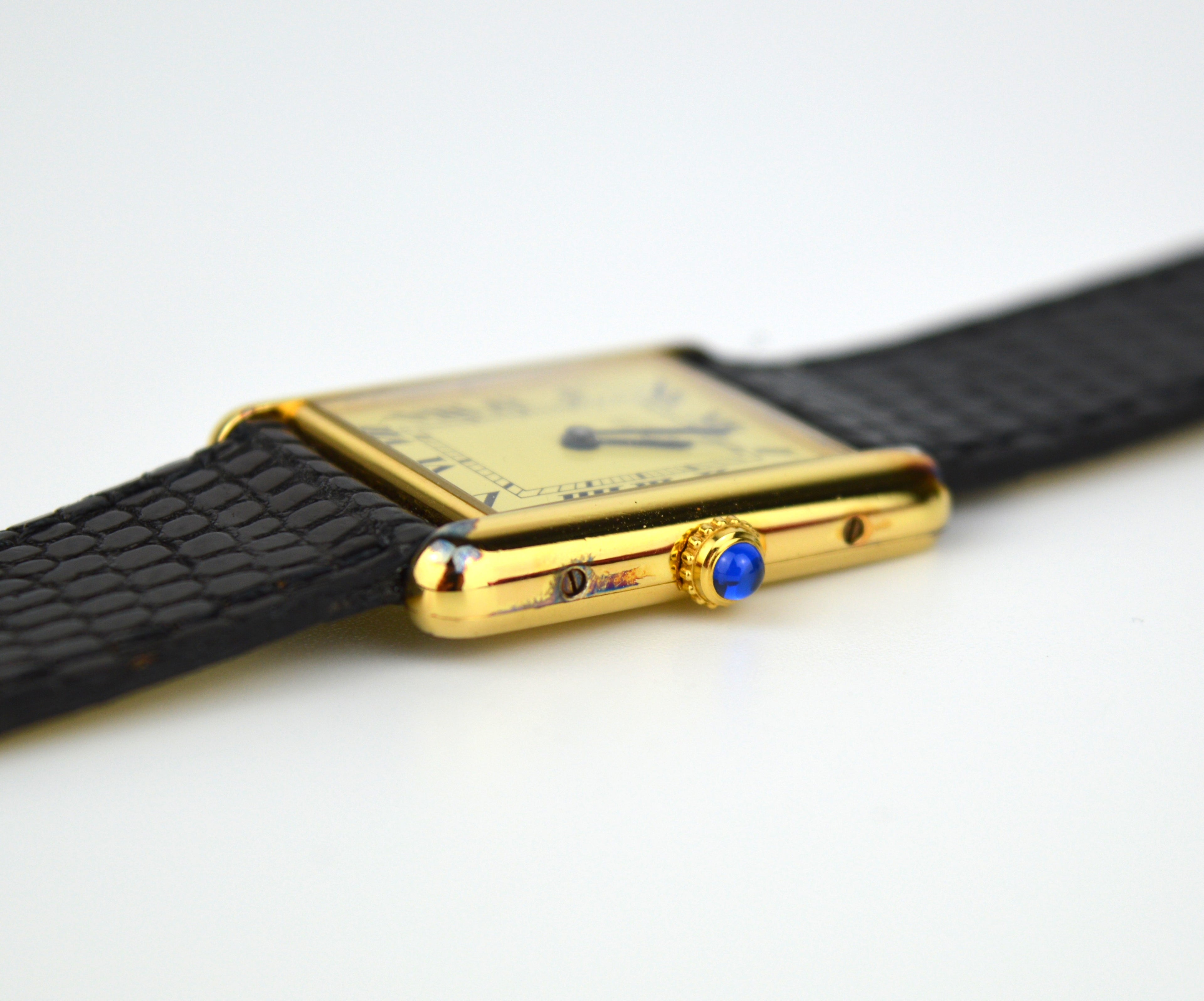 CARTIER MUST TANK LM 59000 WITH WATCH