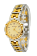 Hermes Clipper Ivory Dial Watch