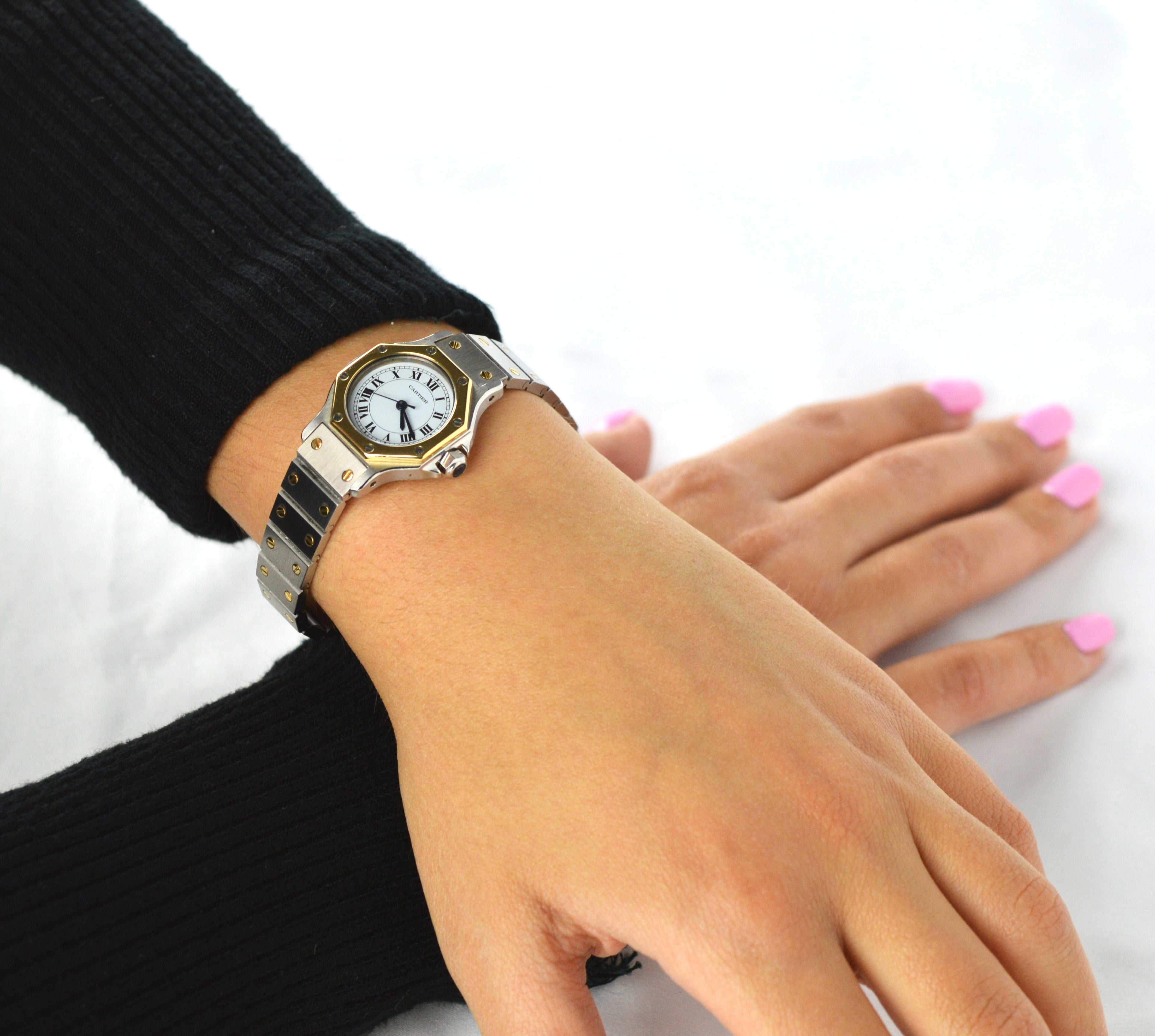 CARTIER SANTOS RONDE AUTO WATCH