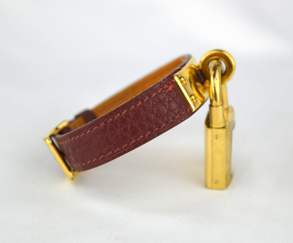 Hermes Kelly Bordeaux Vintage Watch