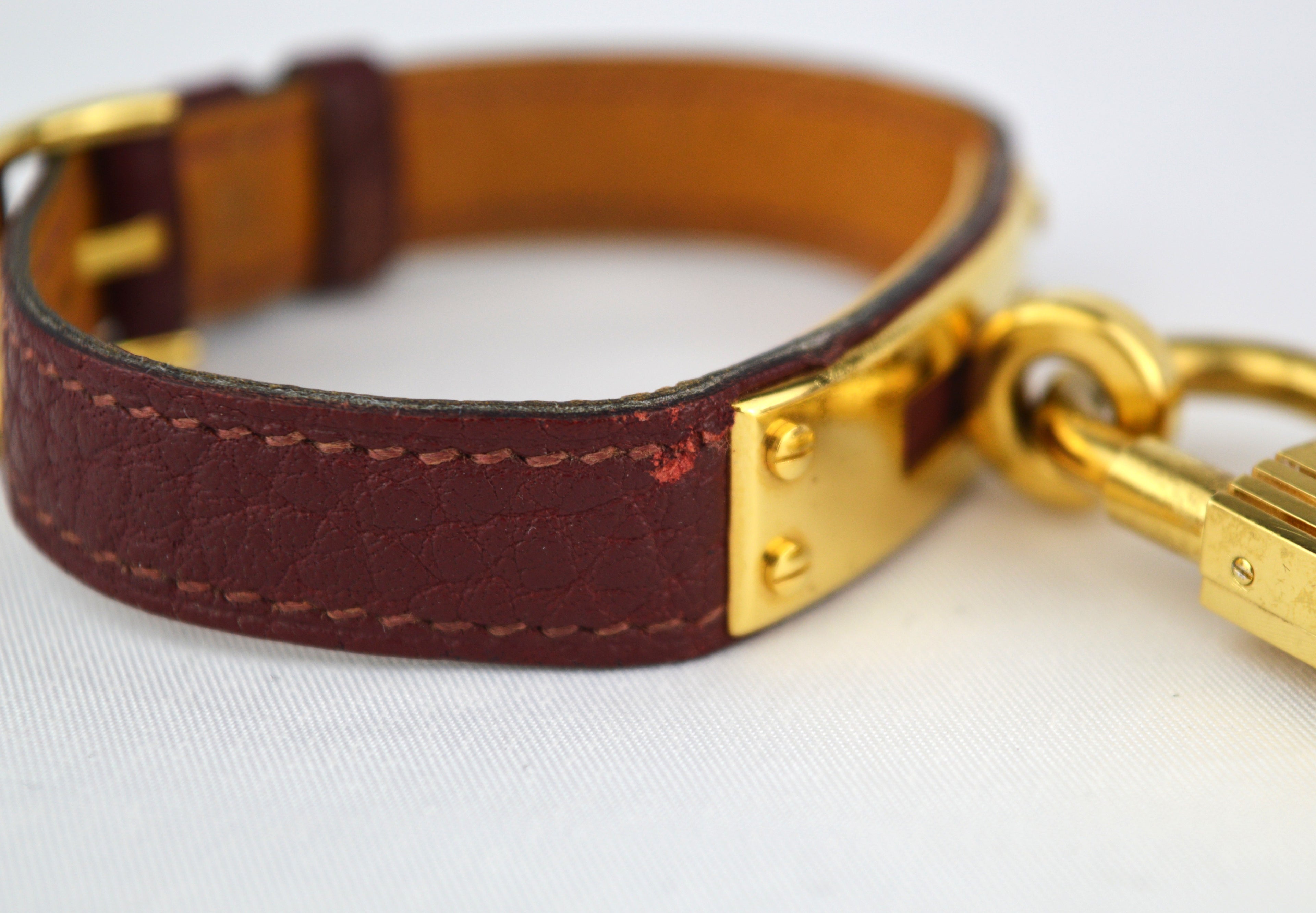 Hermes Kelly Bordeaux Vintage Watch