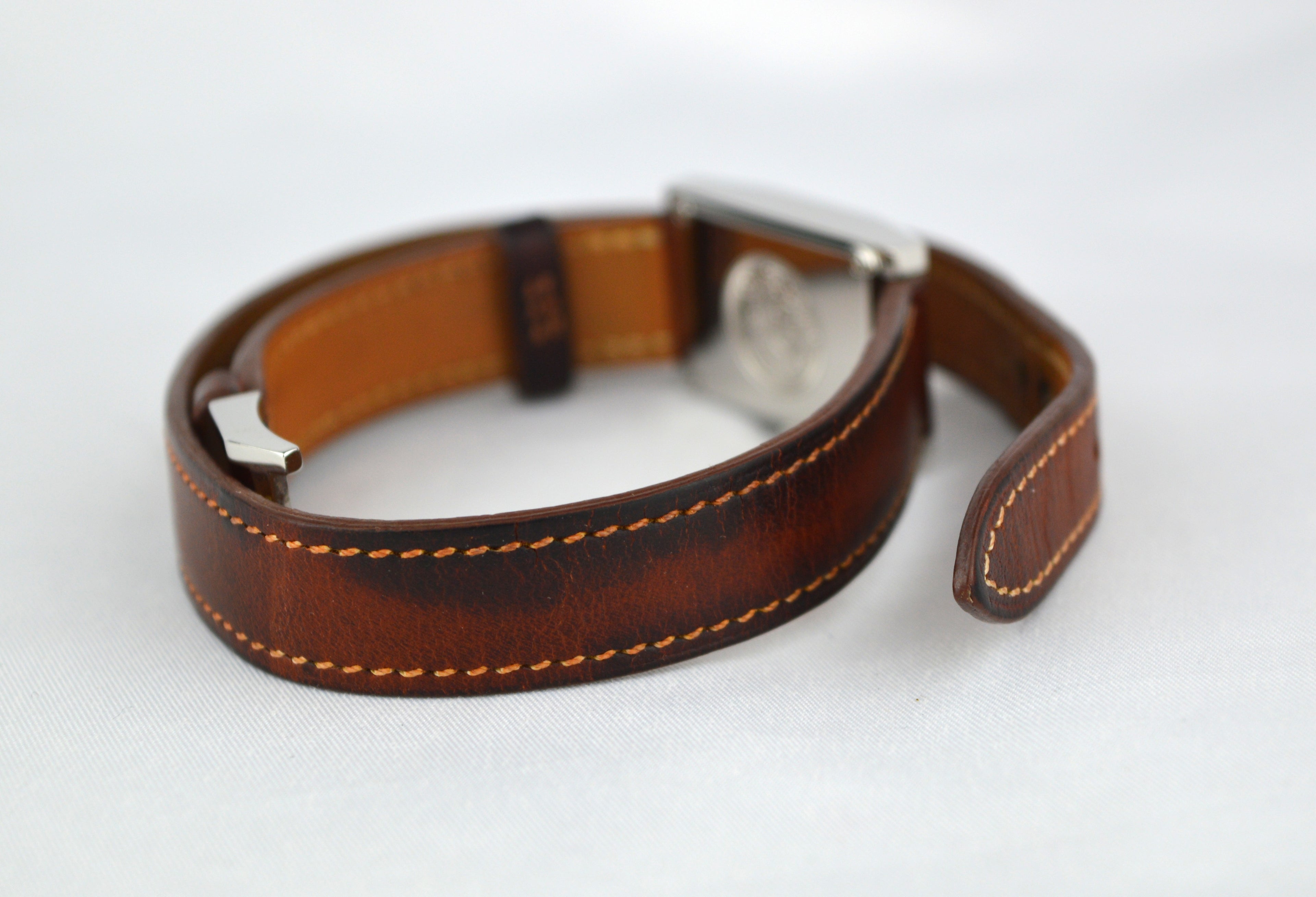 HERMES TANDEM DOUBLE TOUR WATCH WITH BOX