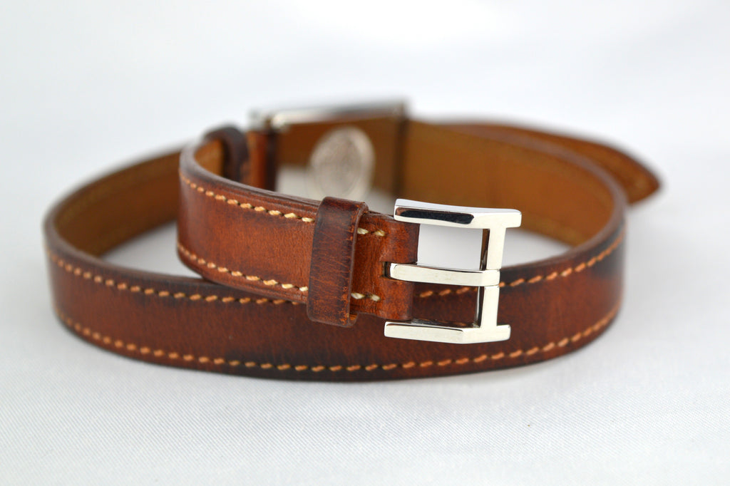 HERMES TANDEM DOUBLE TOUR WATCH WITH BOX