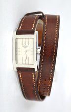 HERMES TANDEM DOUBLE TOUR WATCH WITH BOX