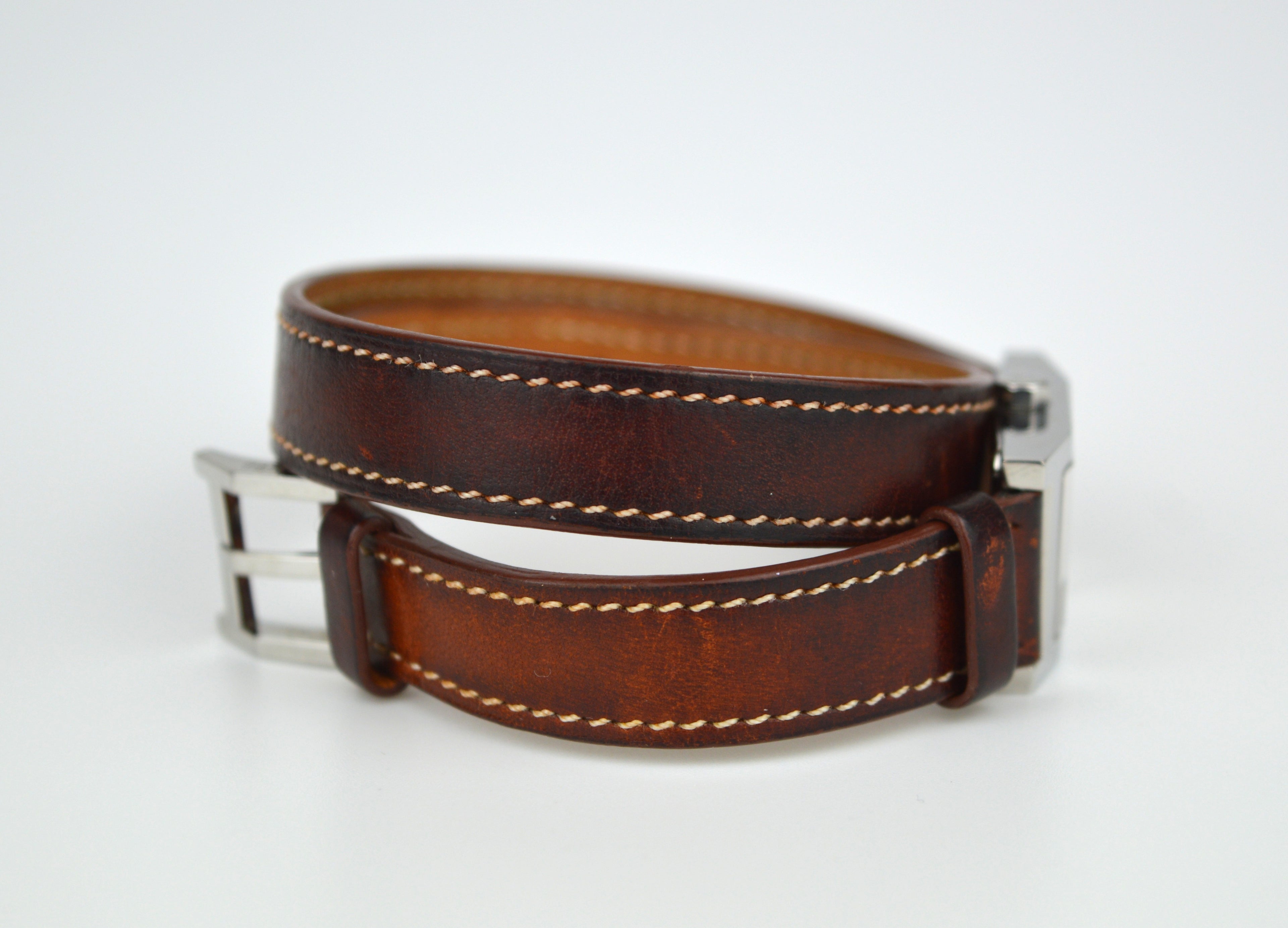 HERMES TANDEM DOUBLE TOUR STRAP WATCH