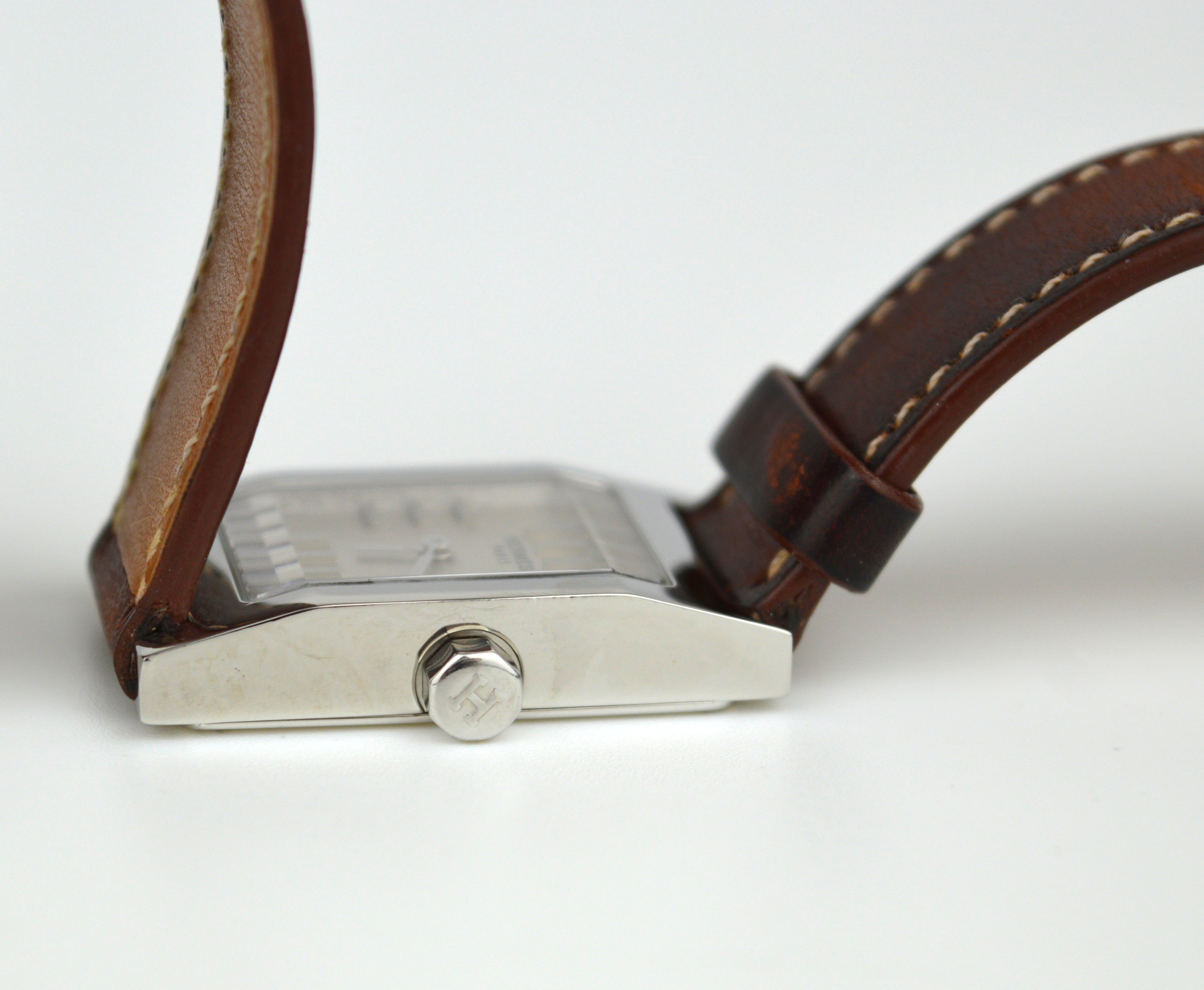 HERMES TANDEM DOUBLE TOUR STRAP WATCH