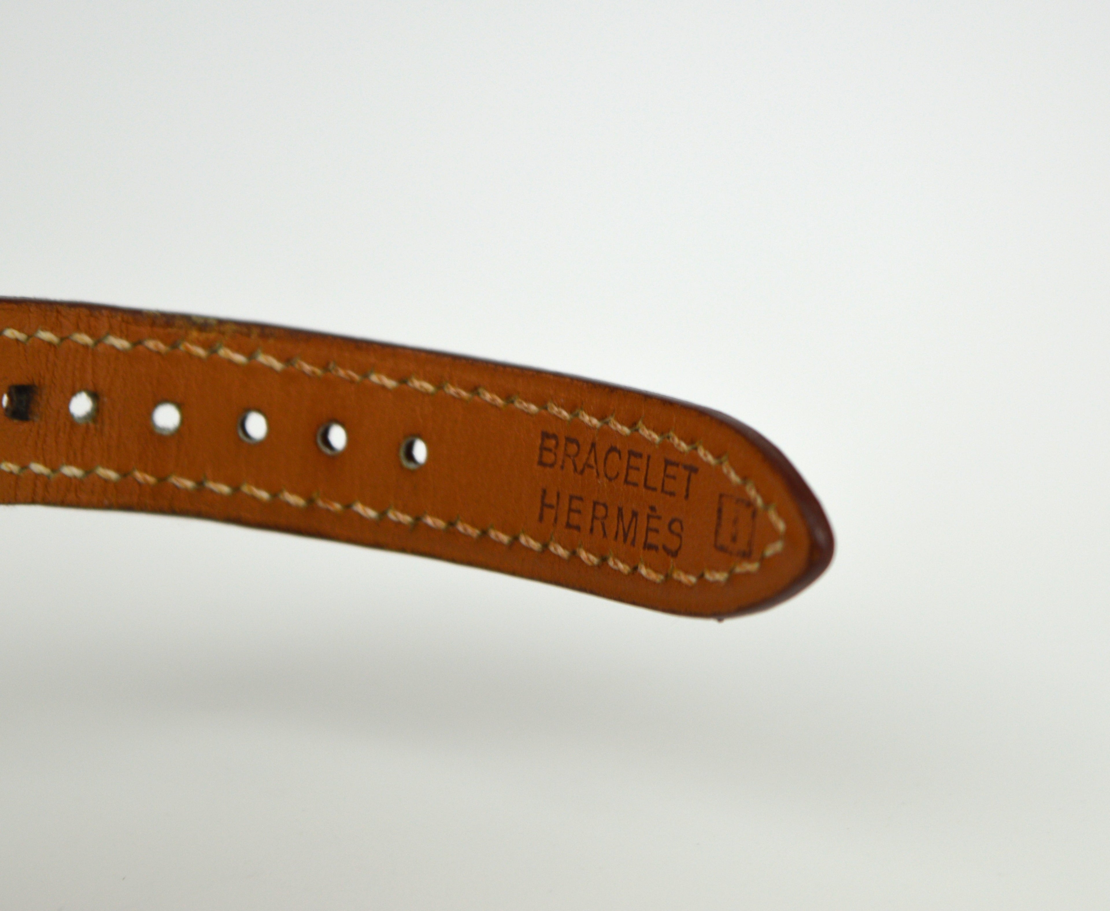 HERMES TANDEM DOUBLE TOUR STRAP WATCH