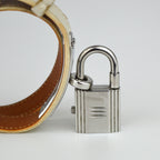 Hermès Kelly Silver Double Tour Watch with Box (KE1.210)