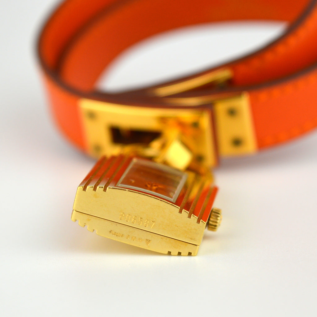 Hermes Kelly Double Tour Watch with Box