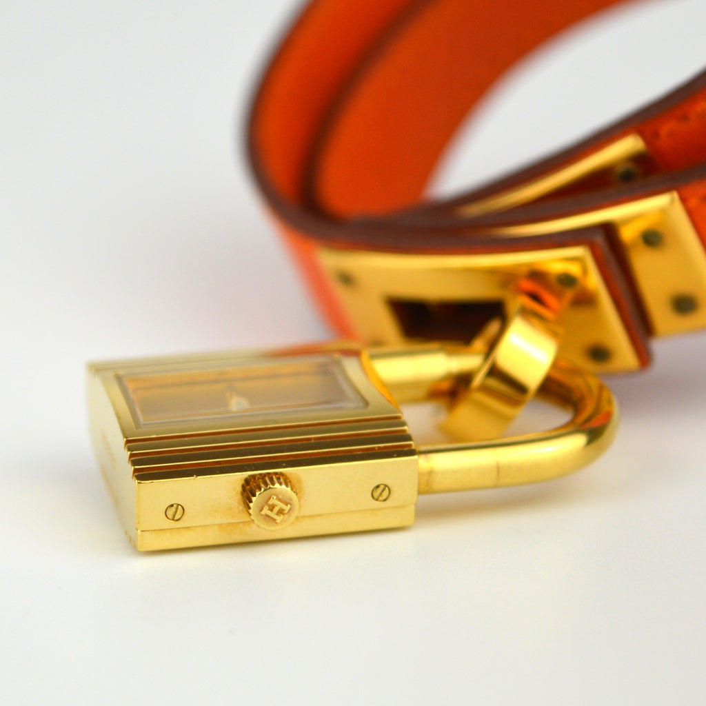 Hermes Kelly Double Tour Watch with Box