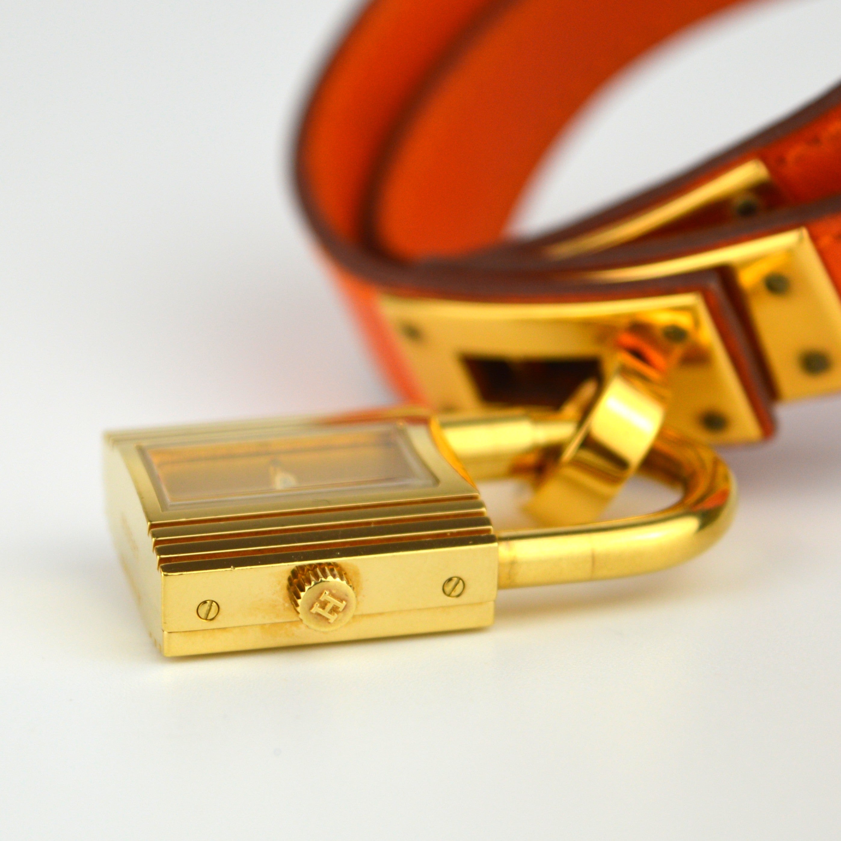 Hermes Kelly Double Tour Watch with Box