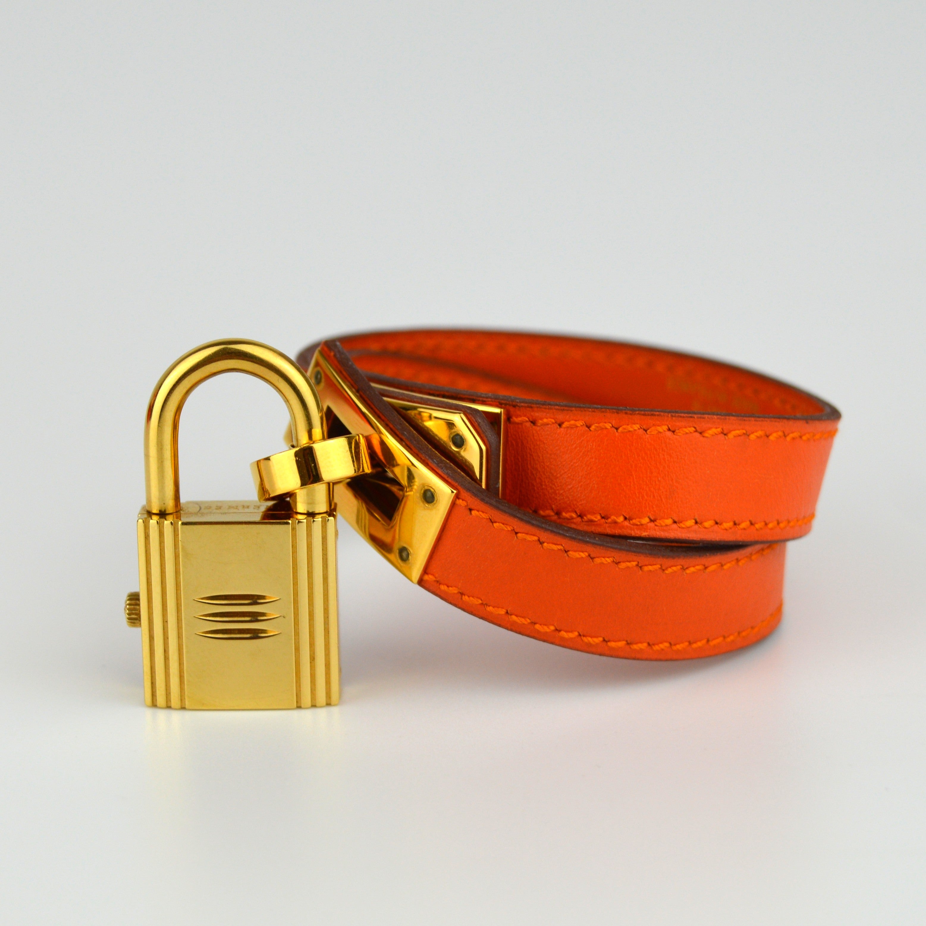 Hermes Kelly Double Tour Watch with Box