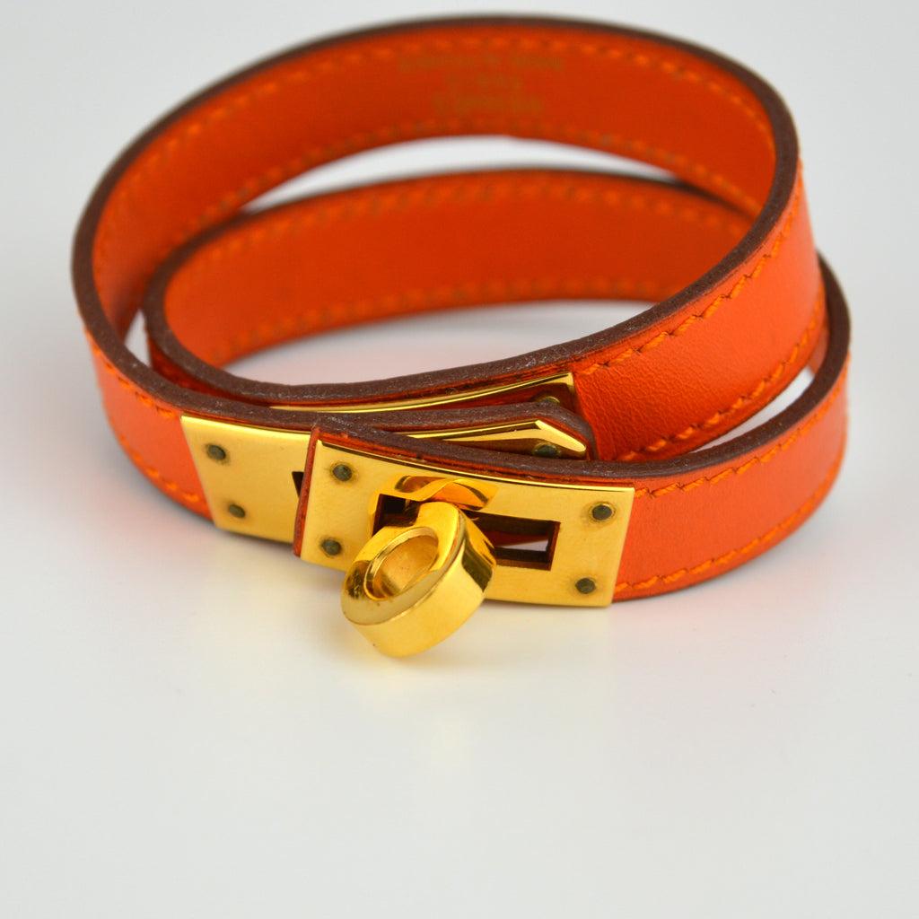 Hermes Kelly Double Tour Watch with Box
