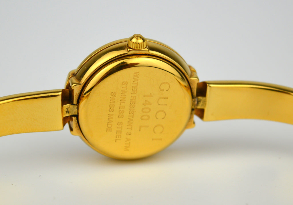 GUCCI 1400L GOLDEN VINTAGE GOLD WATCH