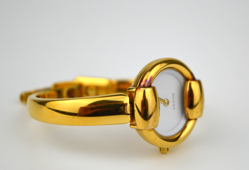 GUCCI 1400L GOLDEN VINTAGE GOLD WATCH