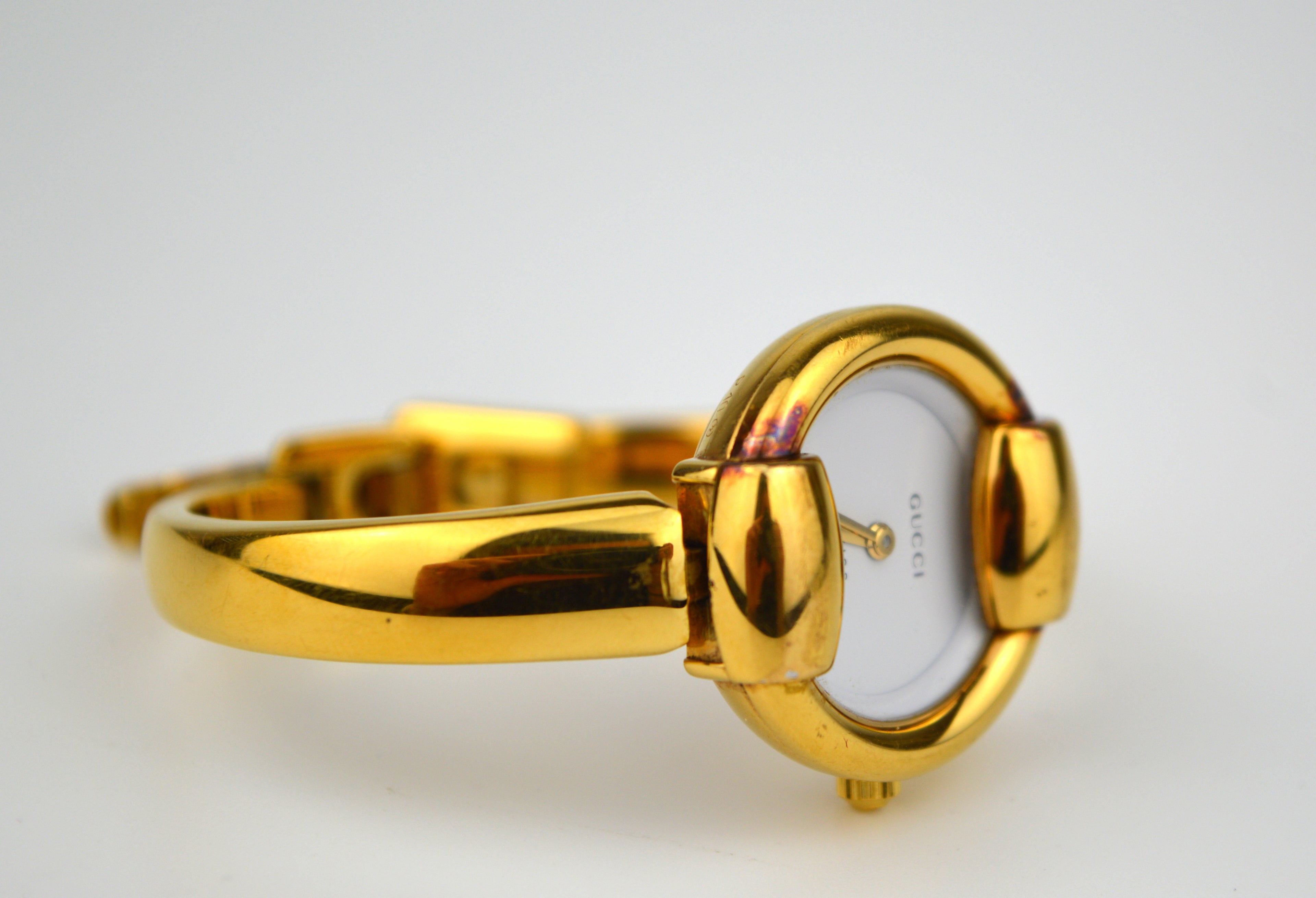 GUCCI 1400L GOLDEN VINTAGE GOLD WATCH