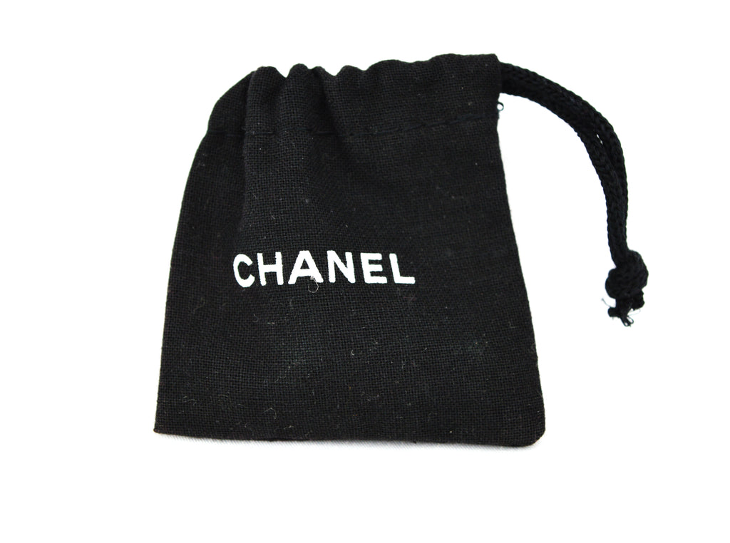 Chanel CC Earrings with Stones