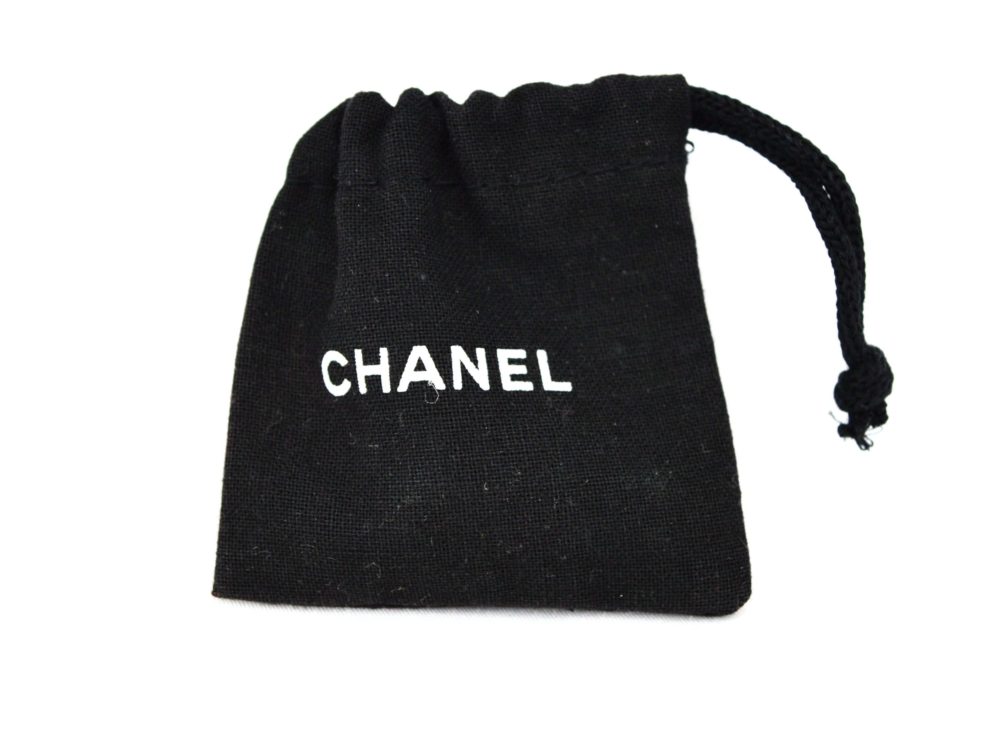 Chanel CC Earrings with Stones