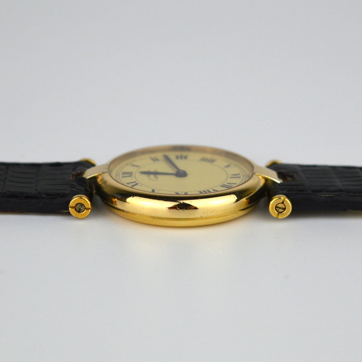 Cartier Must Vendôme Vintage Watch with Soft Case