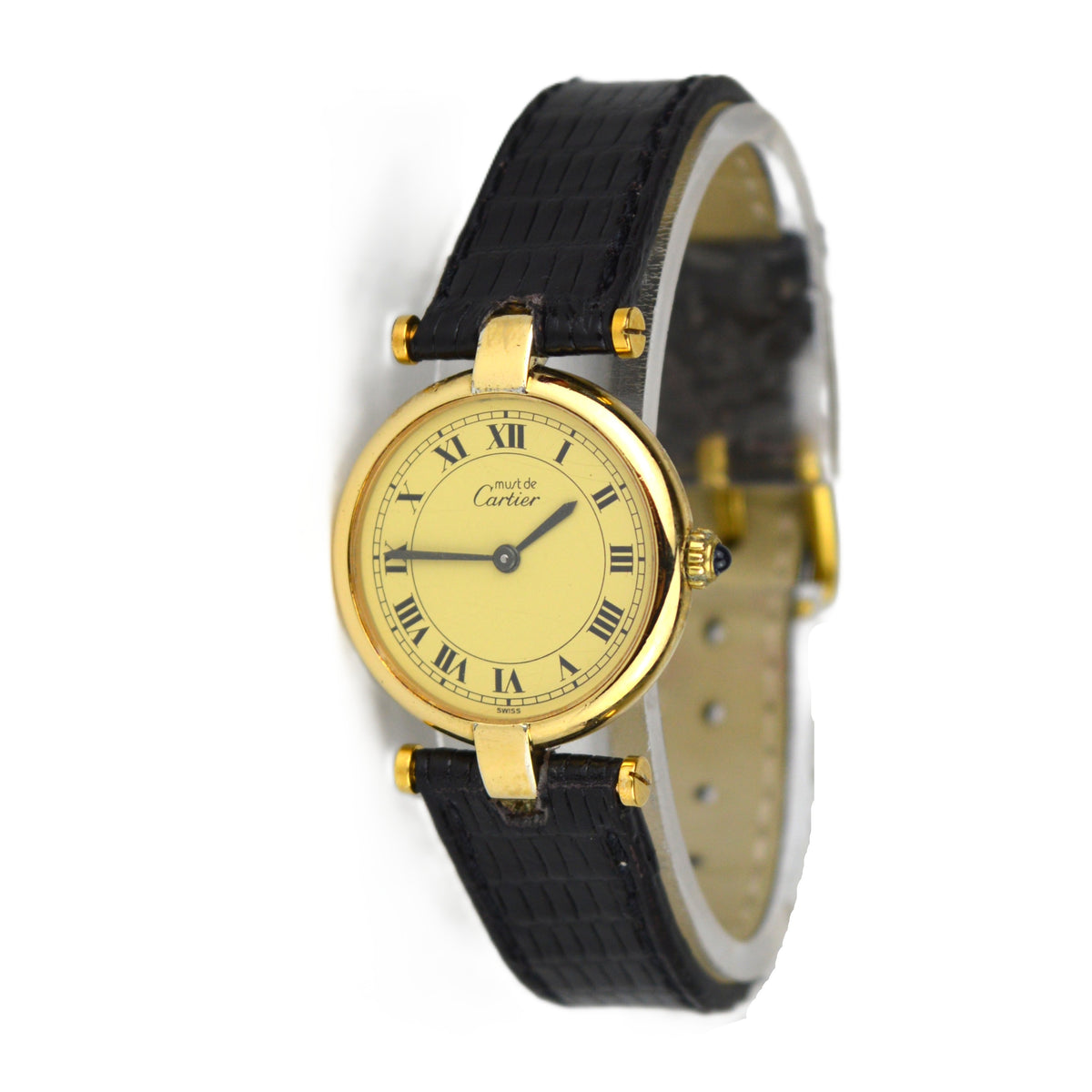 Cartier Must Vendôme Vintage Watch with Soft Case