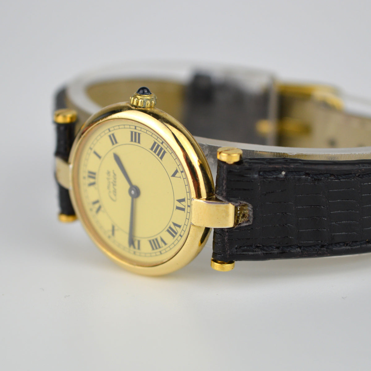Cartier Must Vendôme Vintage Watch with Soft Case