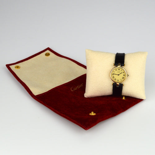 Cartier Must Vendôme Vintage Watch with Soft Case