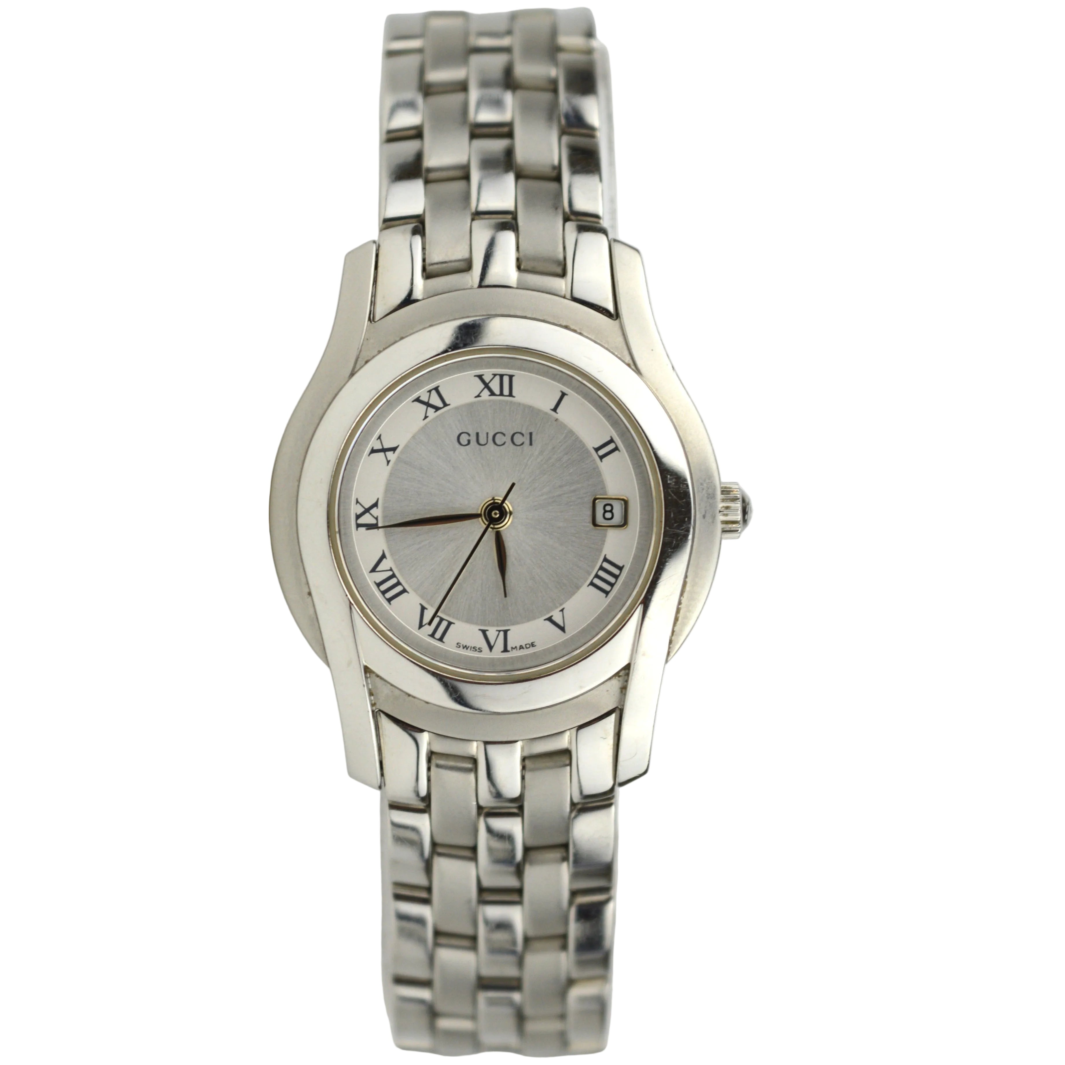 Gucci 5500L Silver Vintage Watch