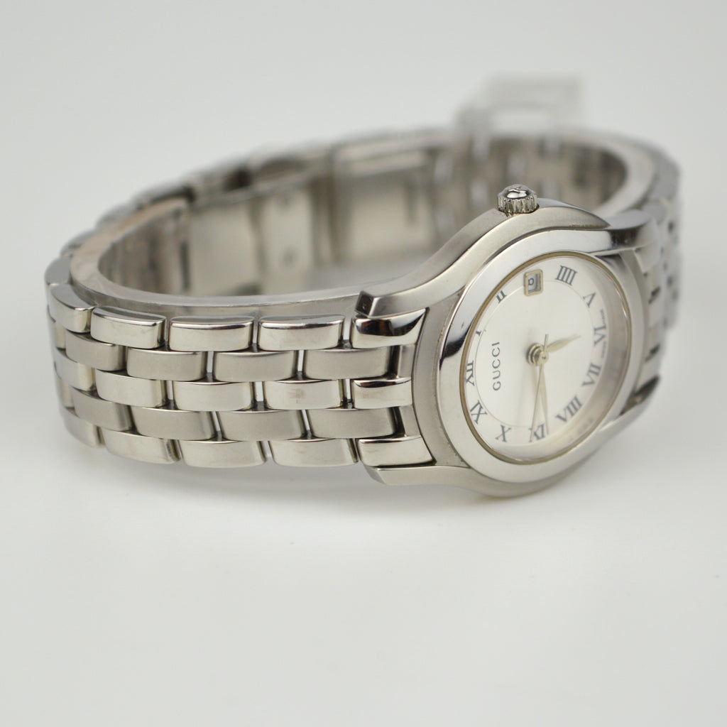 Gucci 5500L Silver Vintage Watch