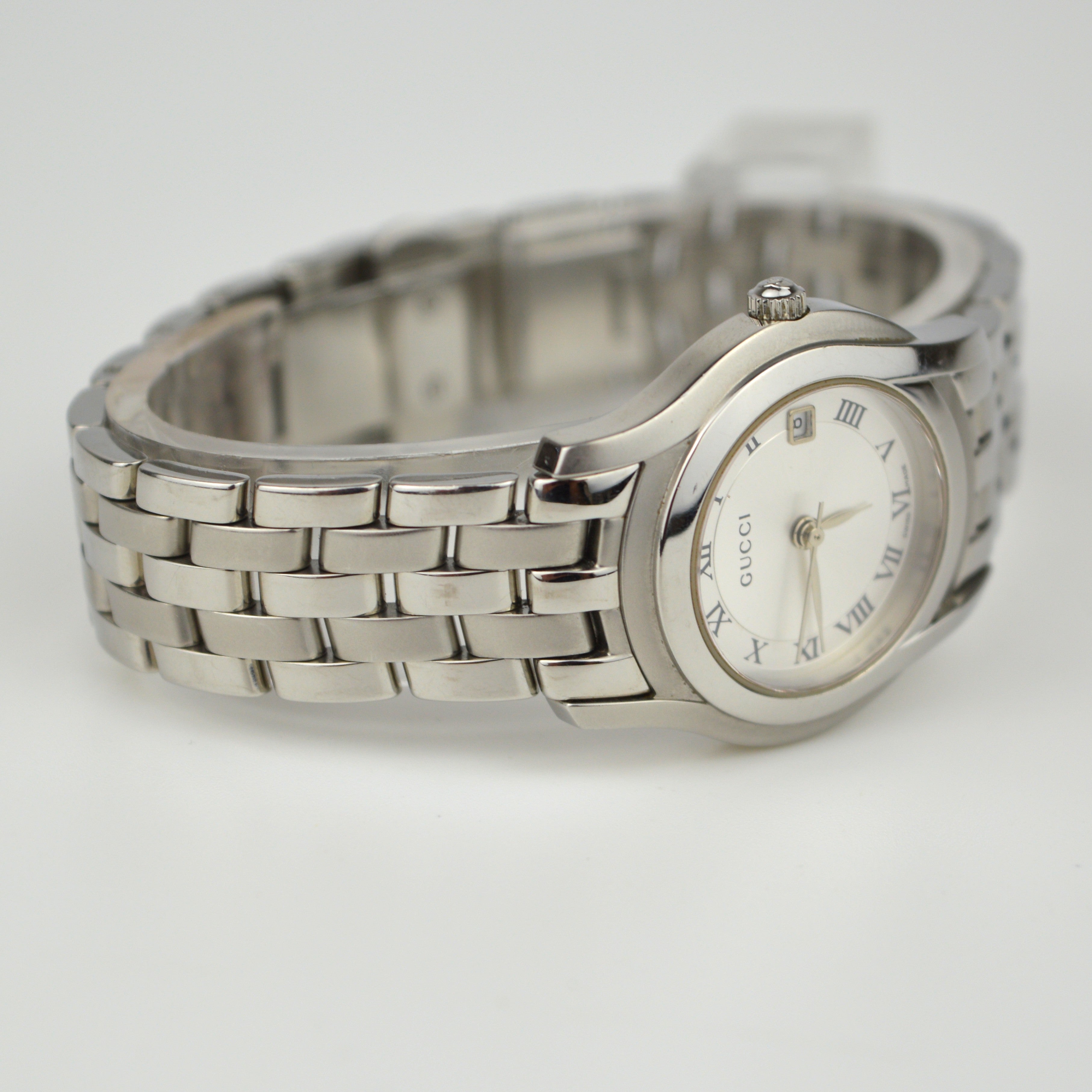 Gucci 5500L Silver Vintage Watch