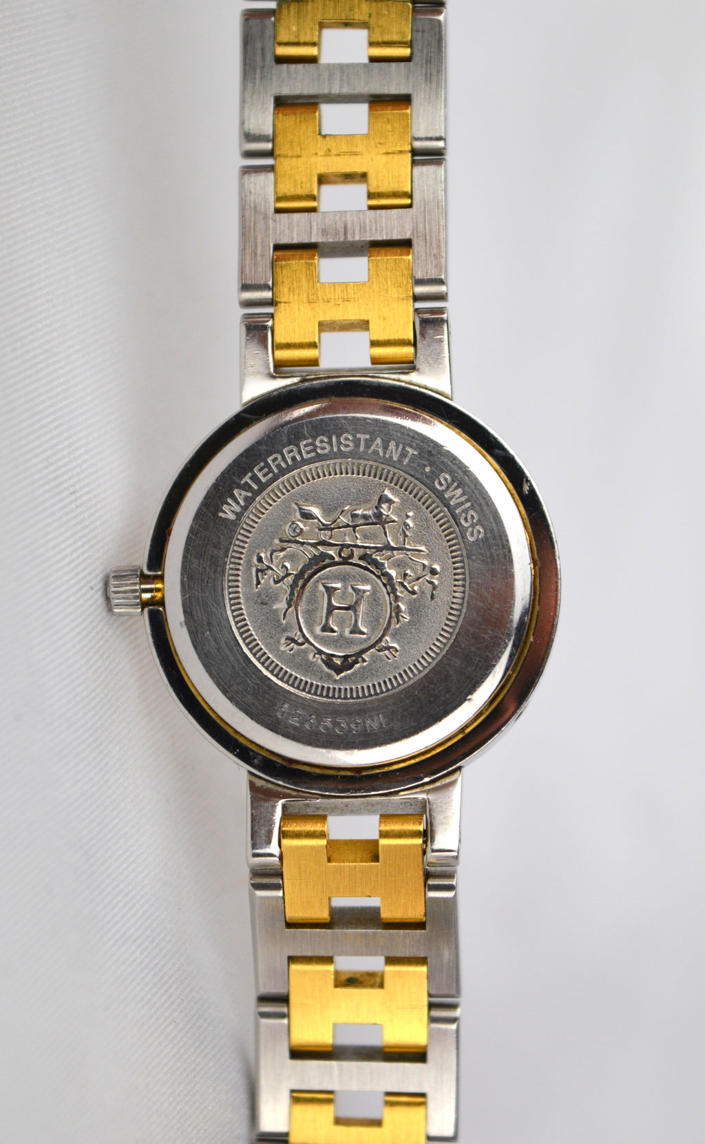 Hermes Clipper Ivory Dial Watch
