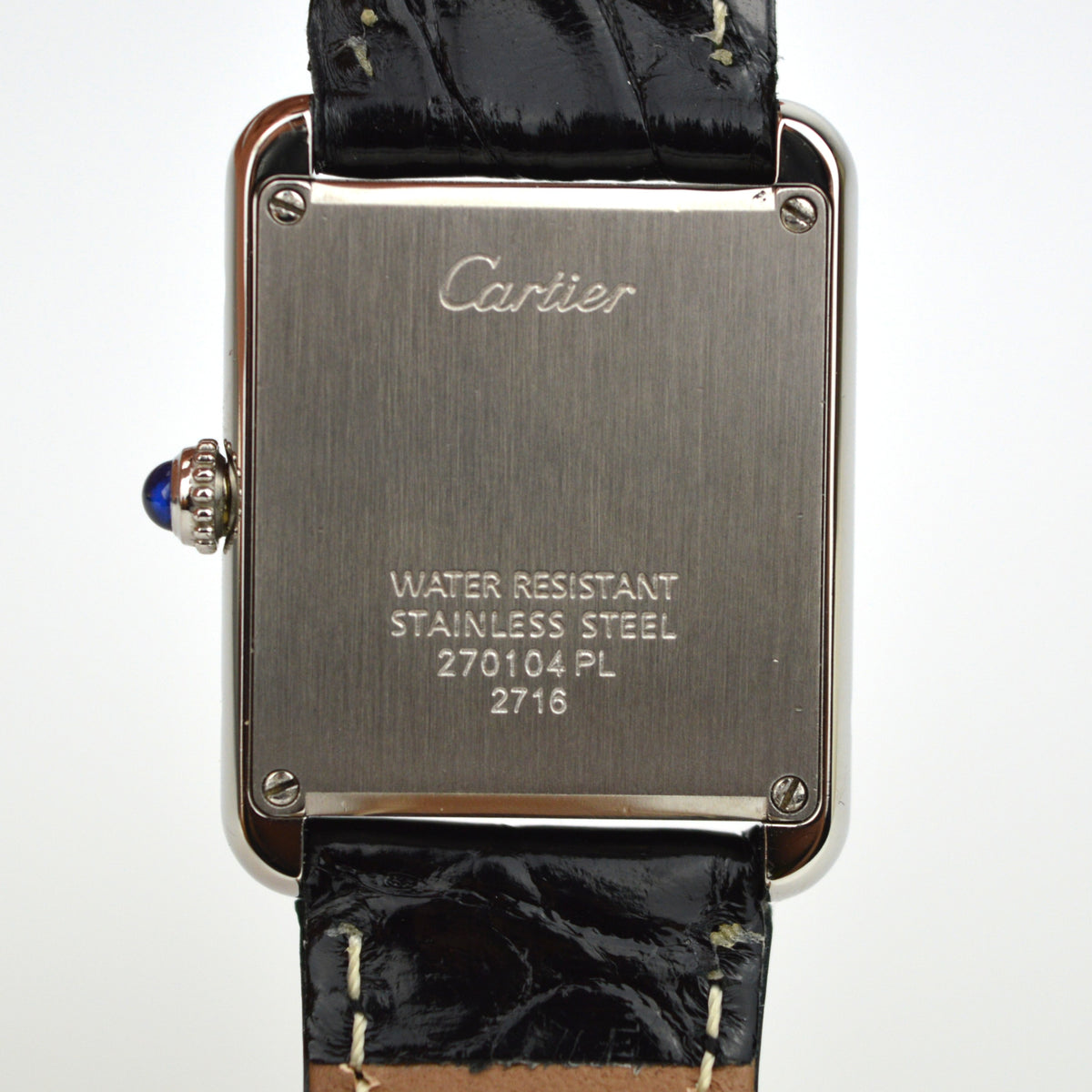 Cartier Tank Solo 2716 Watch with Soft Case