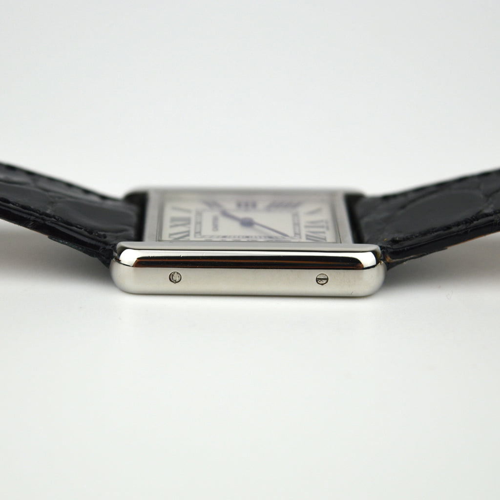 Cartier Tank Solo 2716 Watch with Soft Case