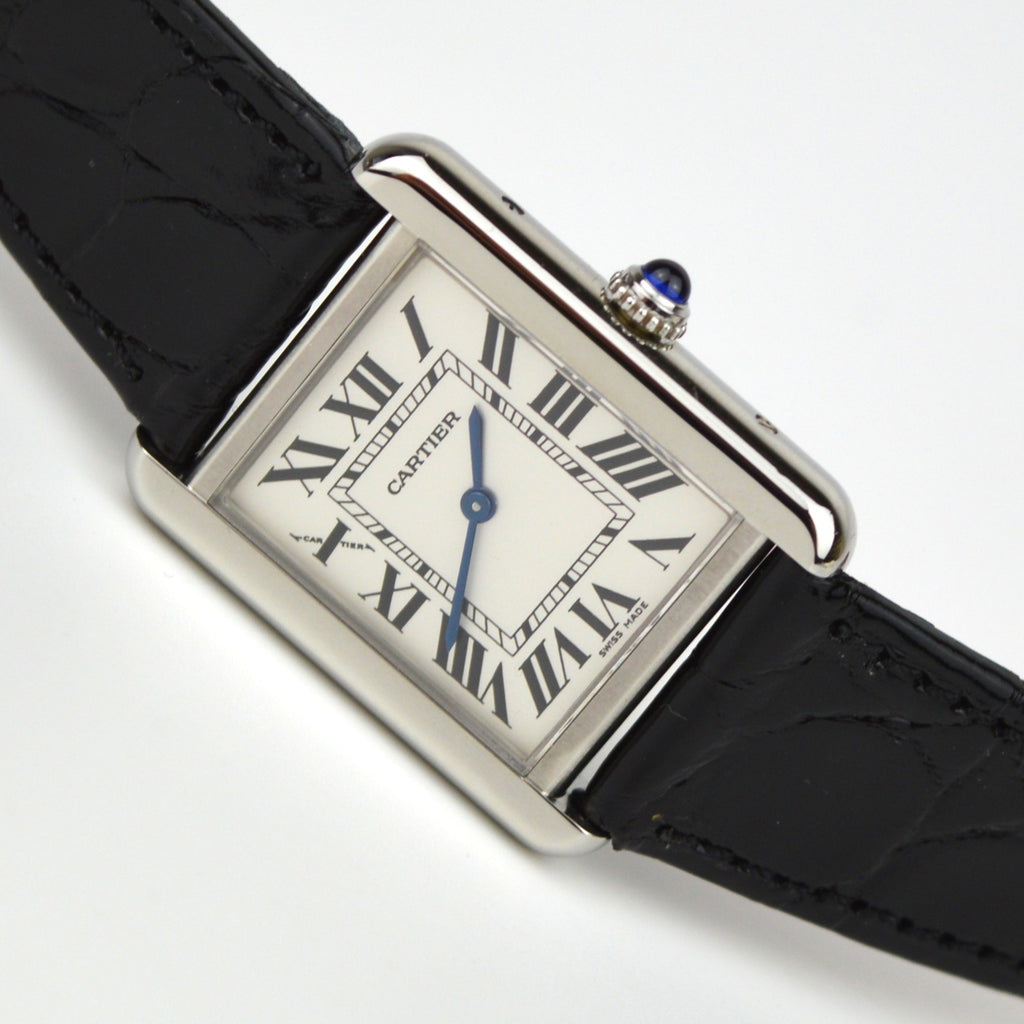 Cartier Tank Solo 2716 Watch with Soft Case