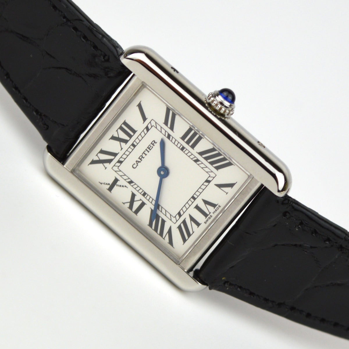 Cartier Tank Solo 2716 Watch with Soft Case