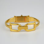 Gucci 1500L Golden Plated Watch With Box