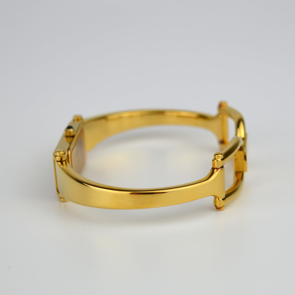 Gucci 1500L Golden Plated Watch With Box