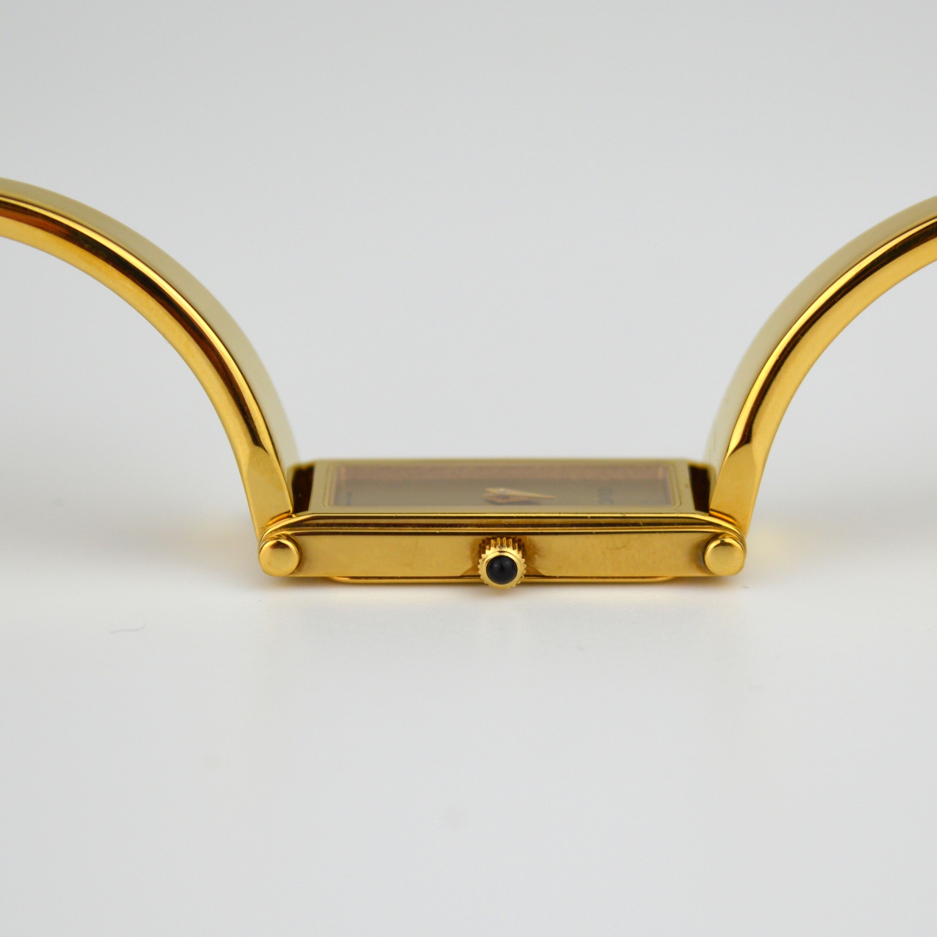 Gucci 1500L Golden Plated Watch With Box