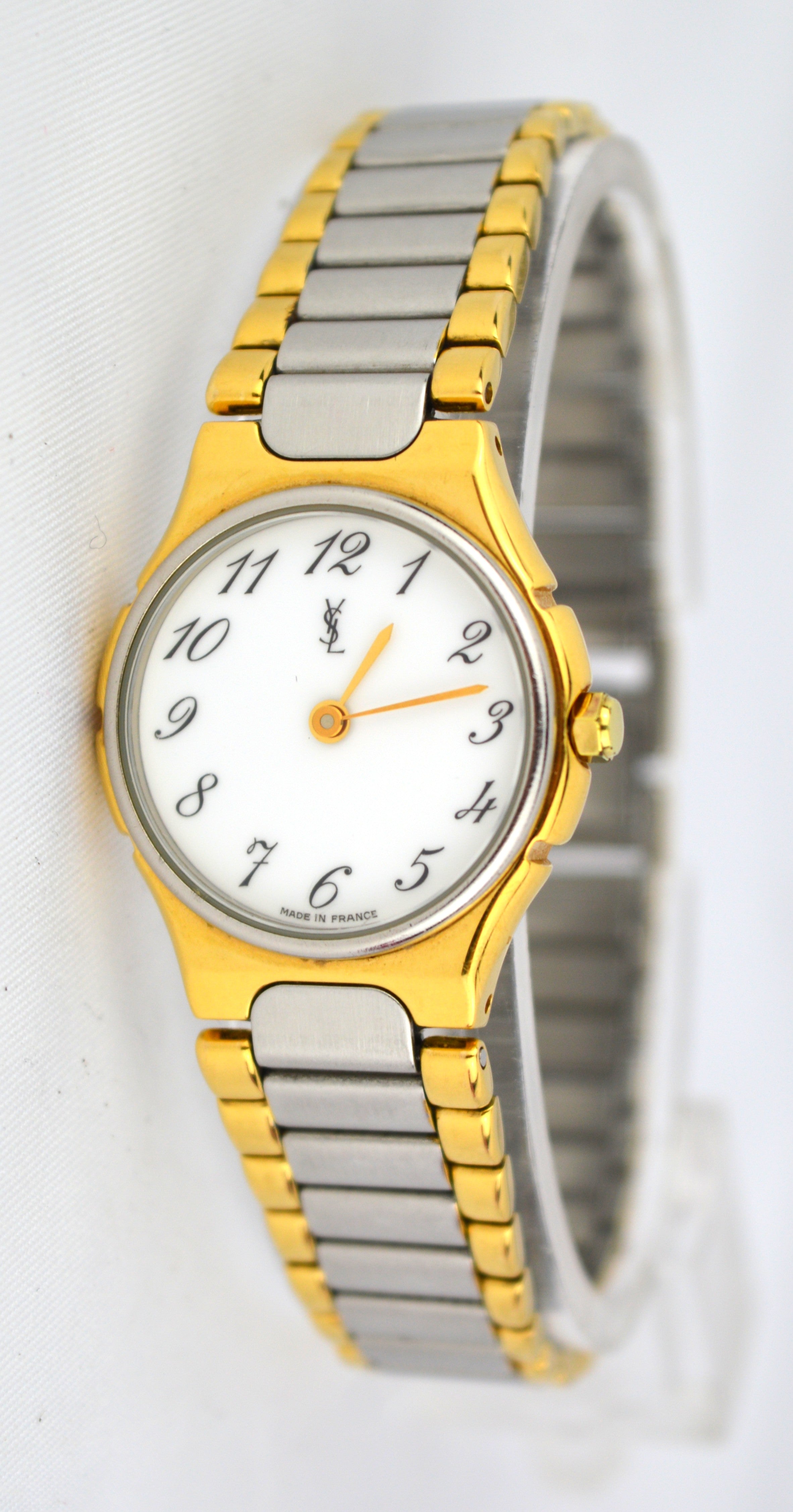 YSL VINTAGE COLLIER WATCH WITH BOX
