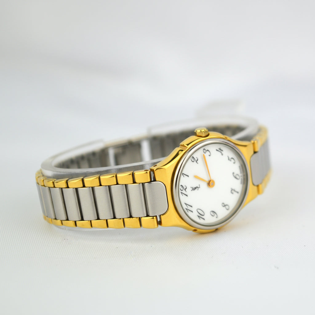 YSL VINTAGE COLLIER WATCH WITH BOX