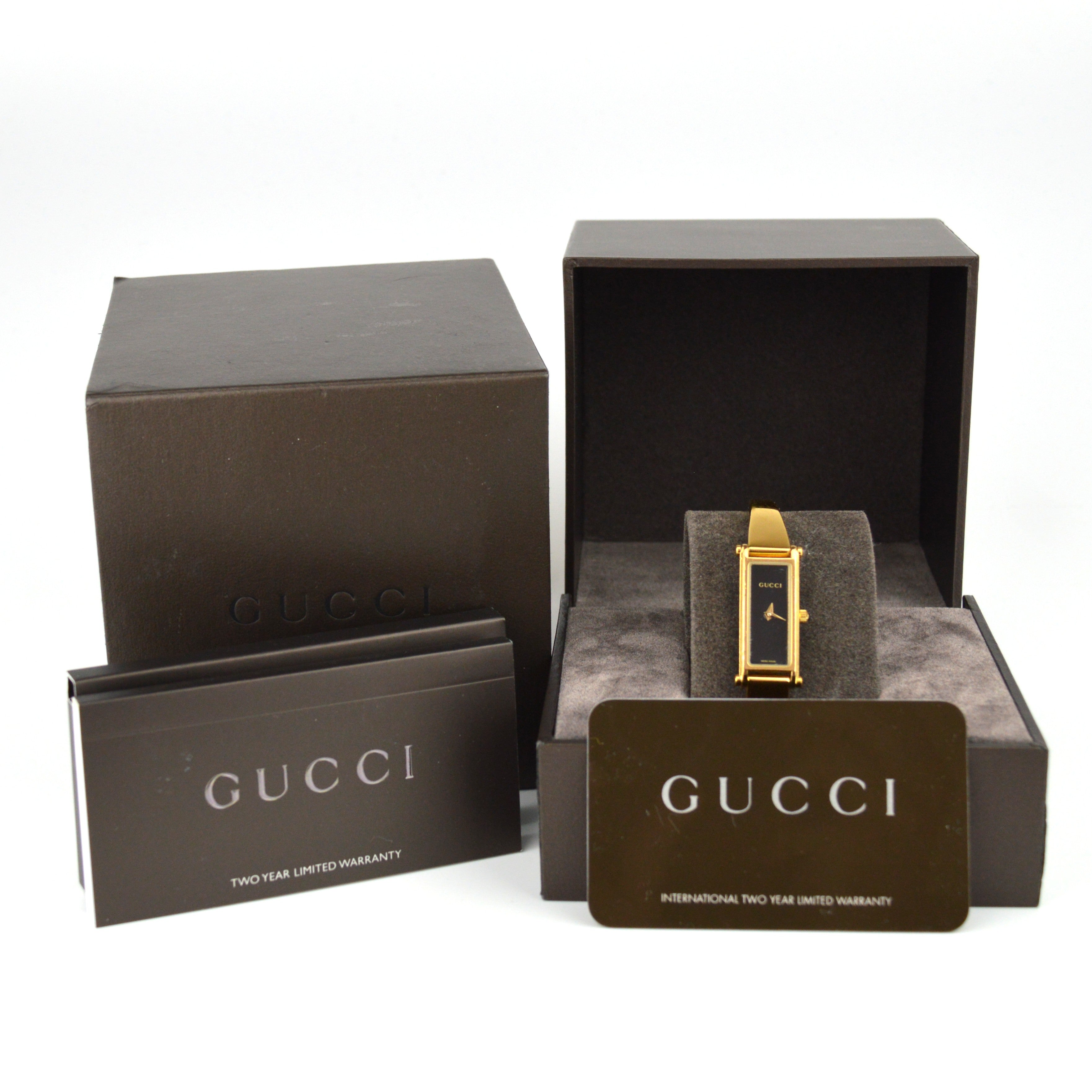 Gucci 1500L Golden Watch Full Set