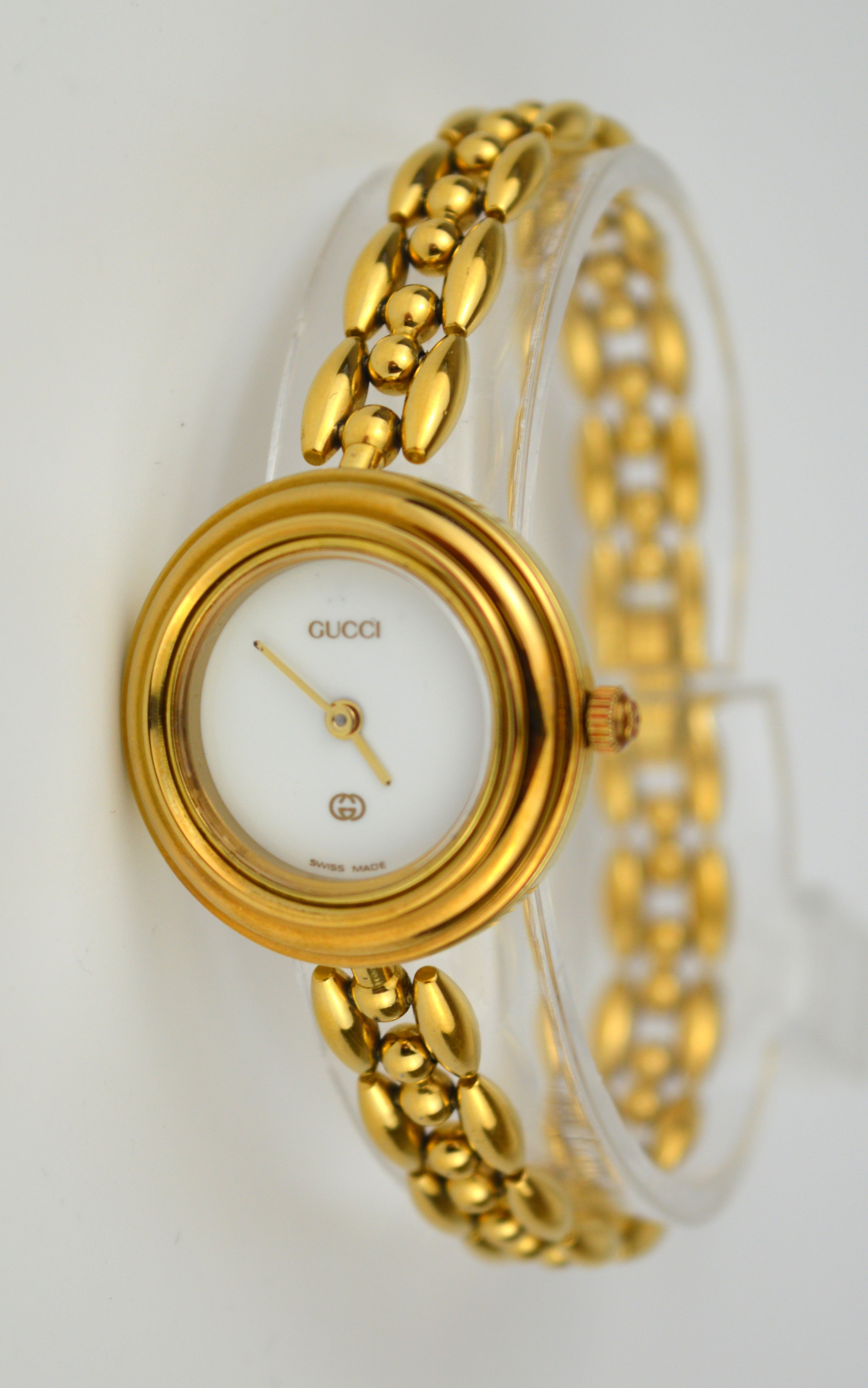 GUCCI BEZEL 11/12.2 WATCH WITH DOCUMENTS